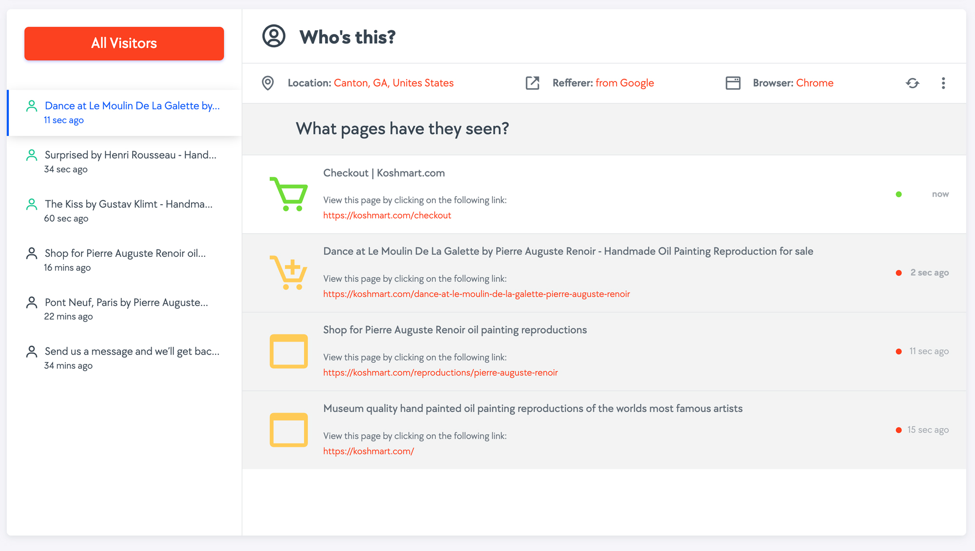 hero dashboard